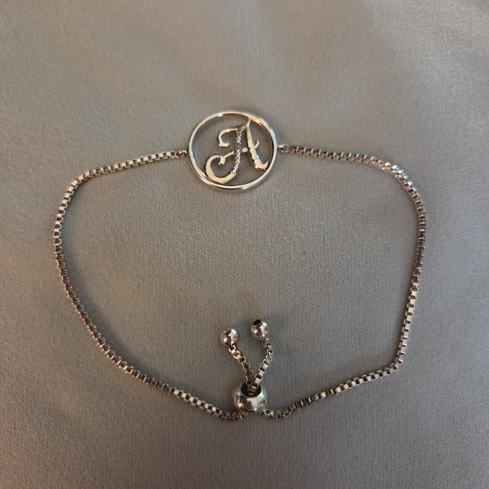 Silver Minimalist Charm Bracelet